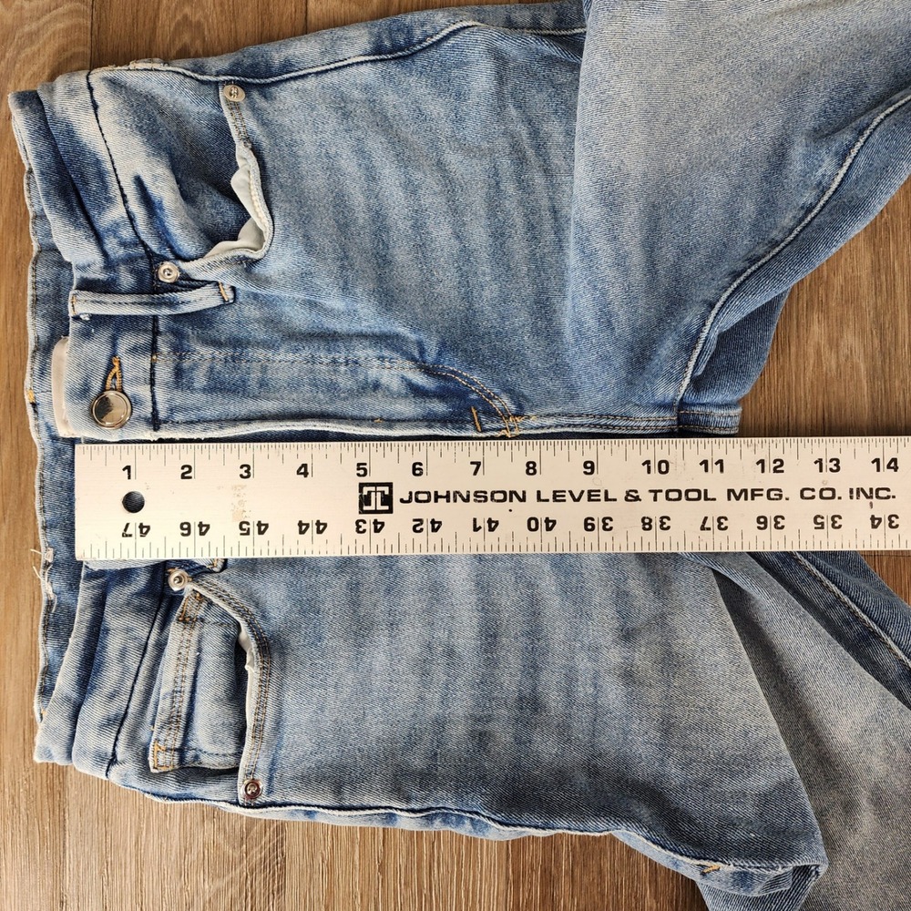 Good American Women's 2/26 Medium Wash Blue Denim Distressed‎ Jeans - Picture 7 of 13